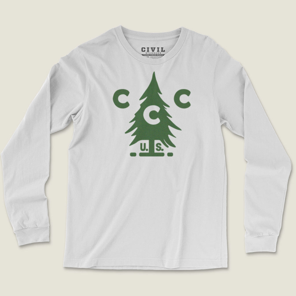 Civilian Conservation Corps Stencil Long Sleeve Tee