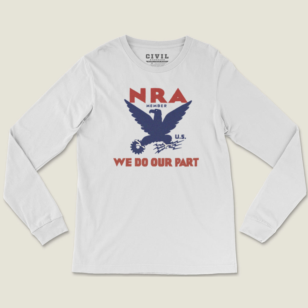 National Recovery Administration Long Sleeve Tee