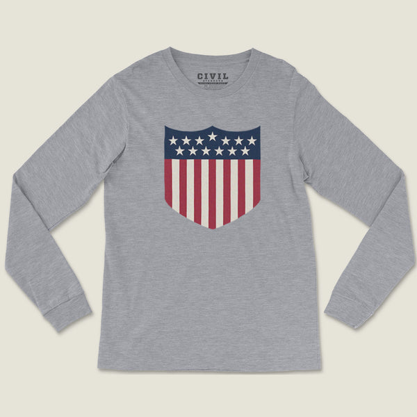 U.S.A. Shield Long Sleeve Tee - Civil Standard