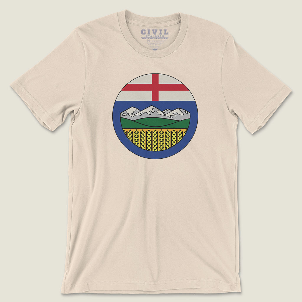 alberta canada flag tshirt
