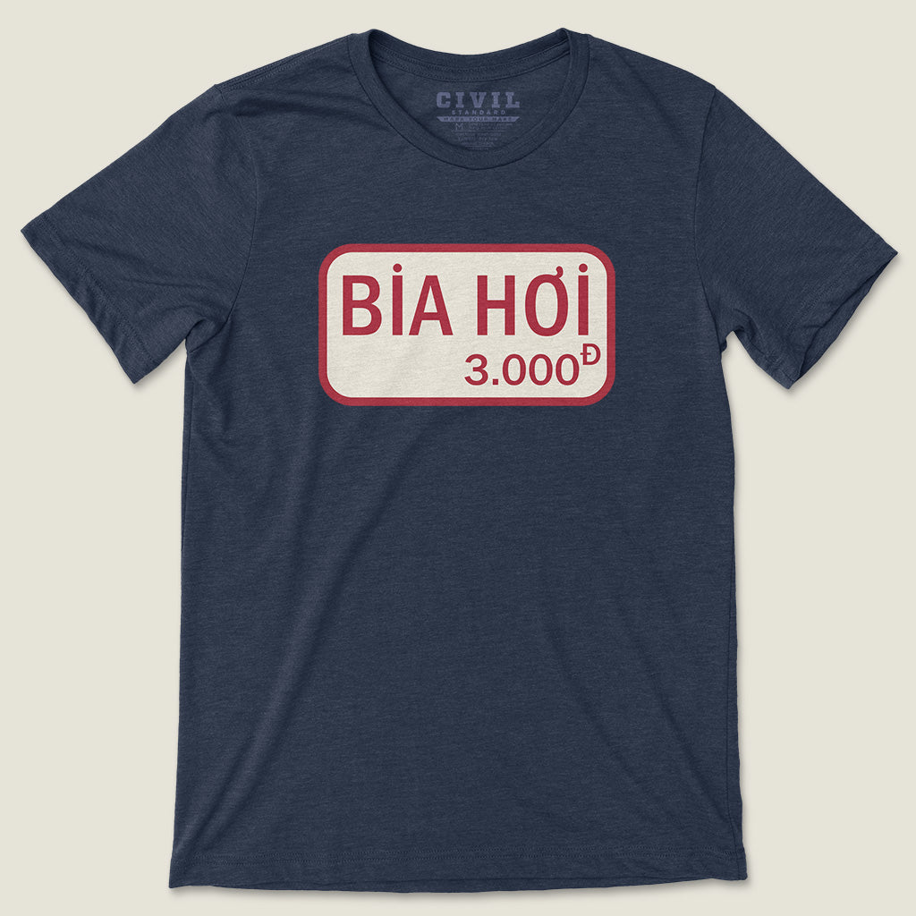 bia hoi beer vietnam vintage tshirt