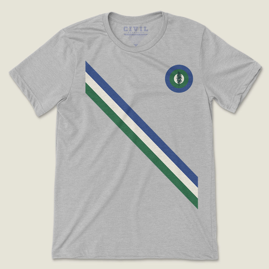 Cascadia Sash Unisex Tee Heather Prism Ice Blue / 2XL Cascadia Sash Unisex Tee Heather Prism Ice Blue / 2XL