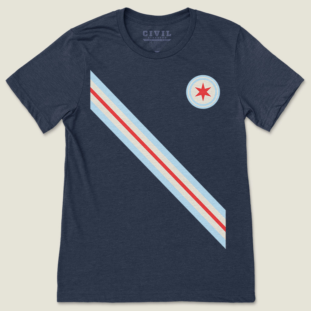 【お気にいる】 Chicago Sash Unisex t-shirt - Civil Standard Tシャツ/カットソー(半袖/袖なし)