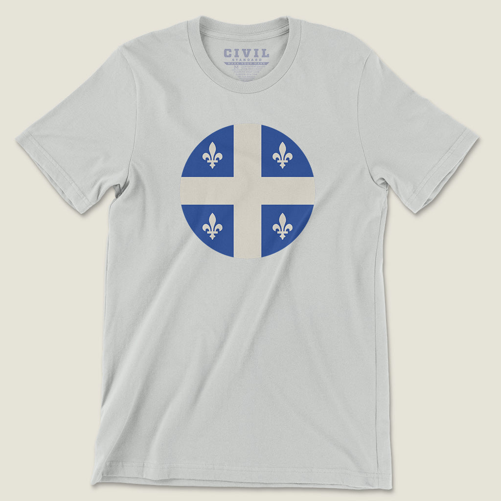 quebec flag tshirt