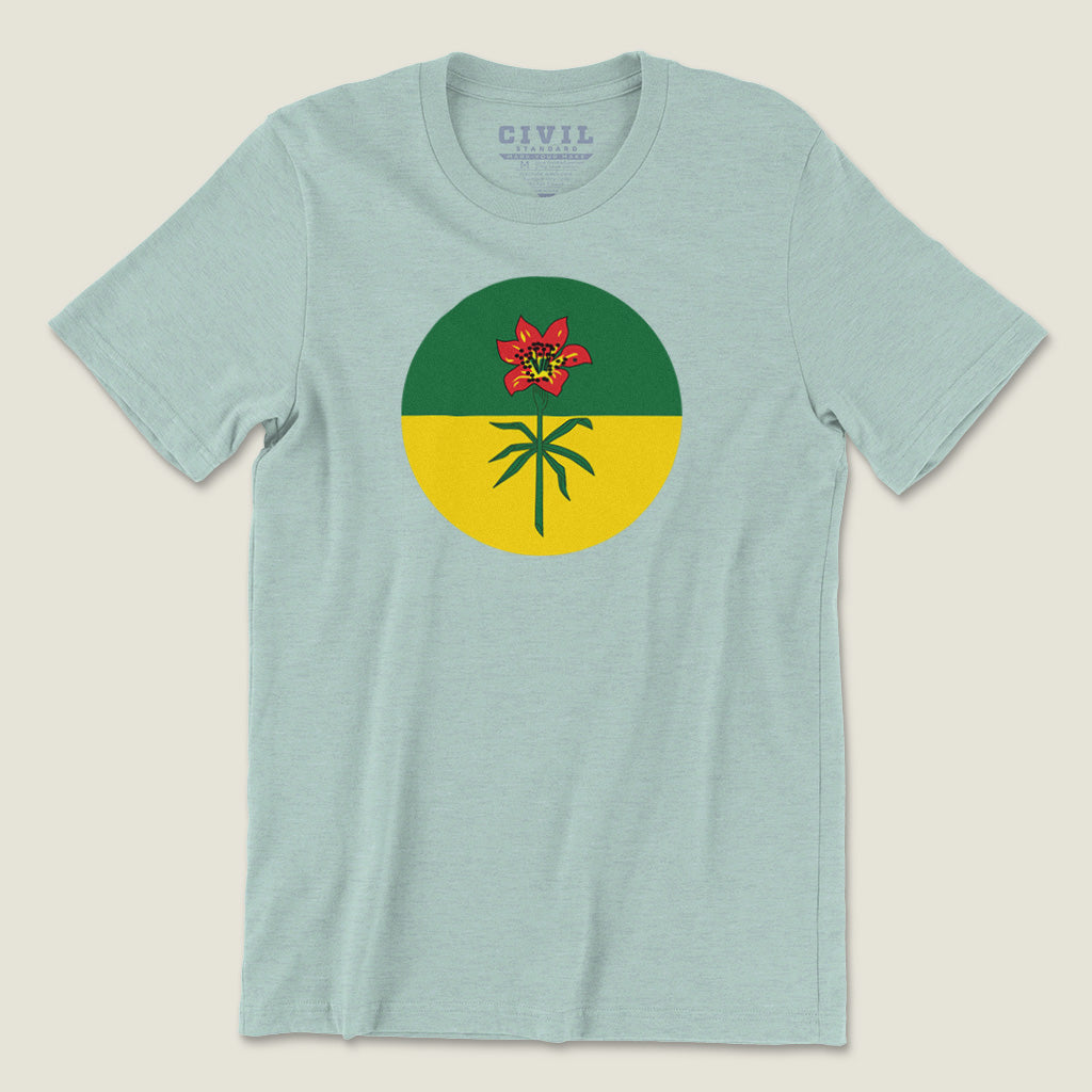 saskatchewan flag tshirt