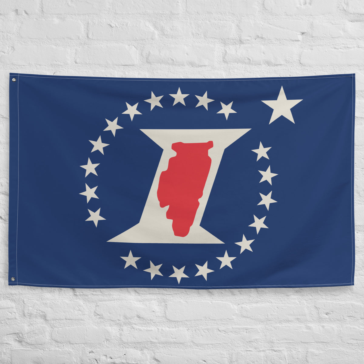 Illinois State Sesquicentennial Flag