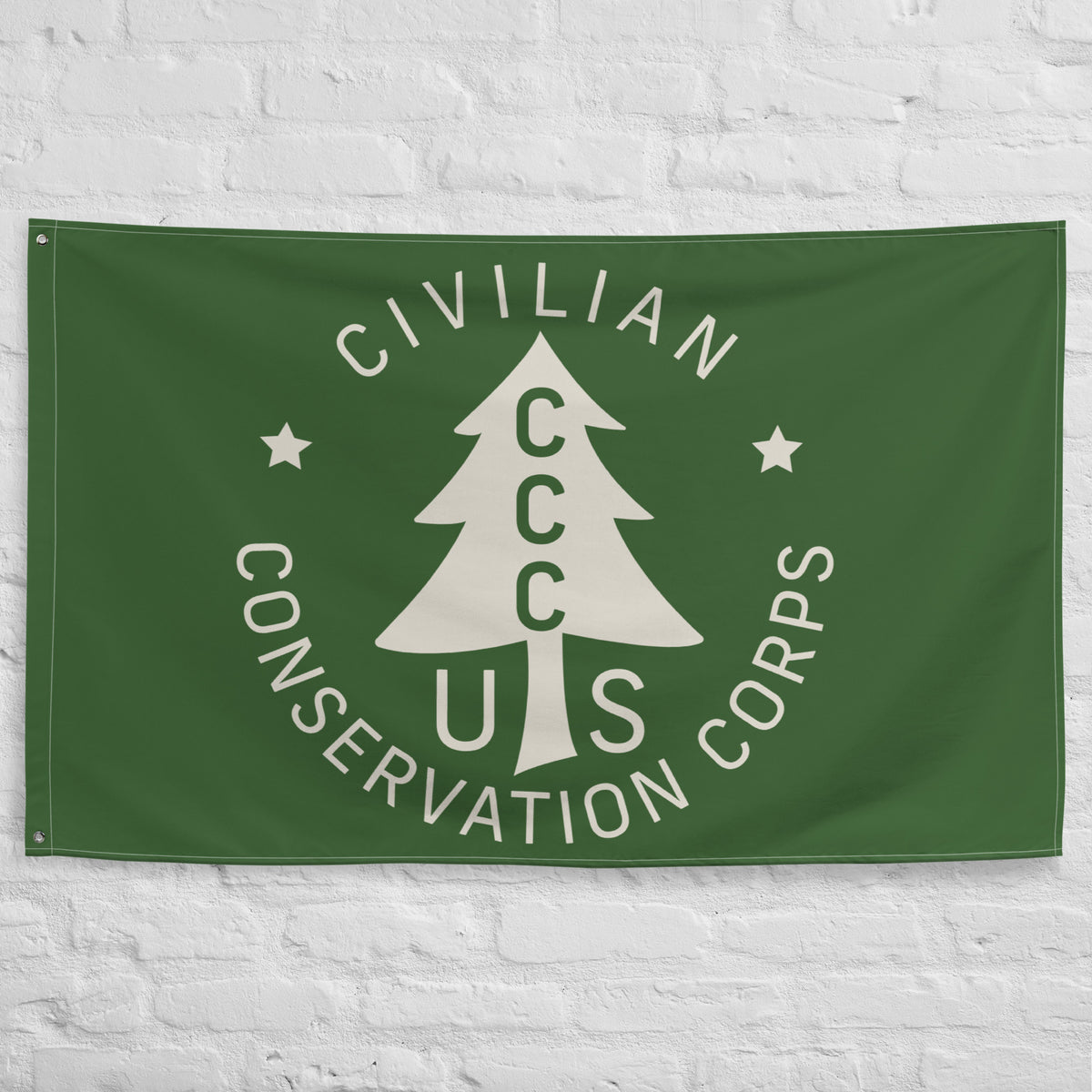 Civilian Conservation Corps Roundel Flag