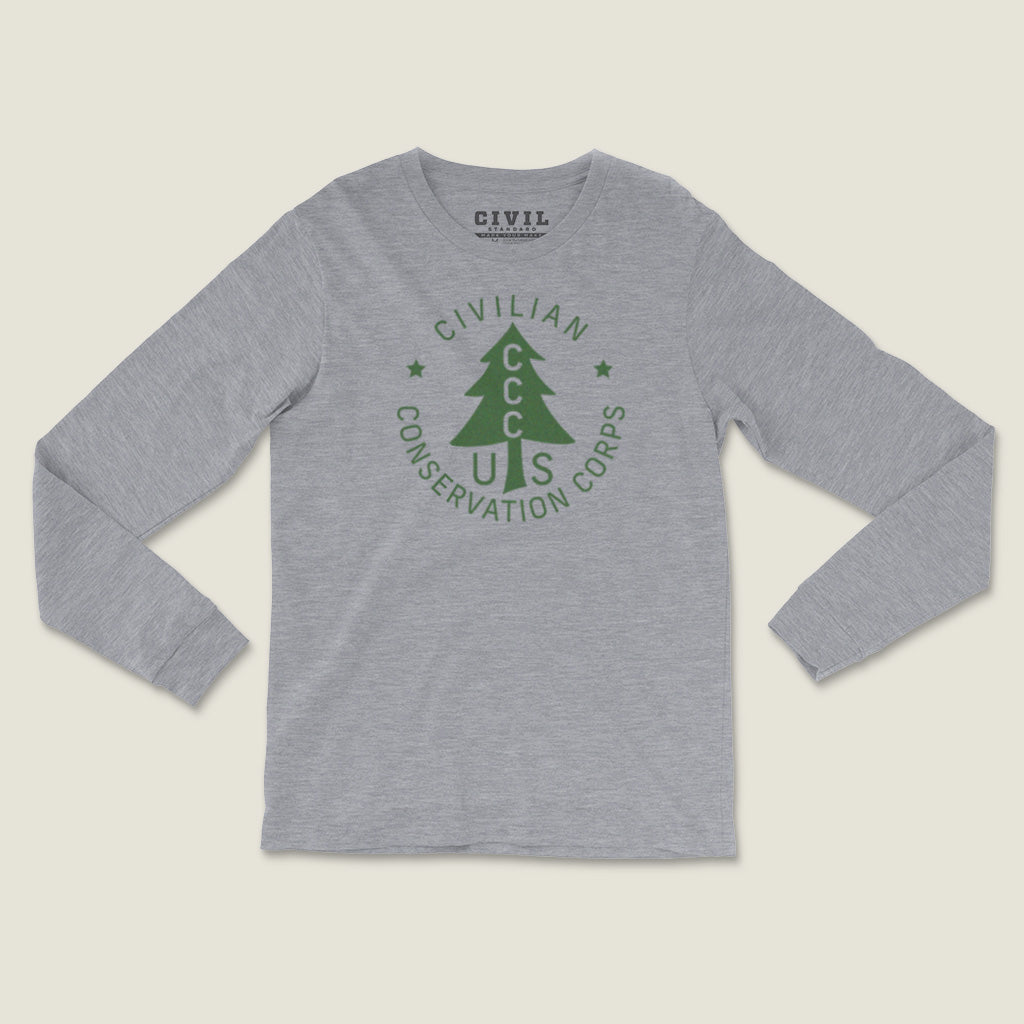 Civilian Conservation Corps Roundel Long Sleeve Tee