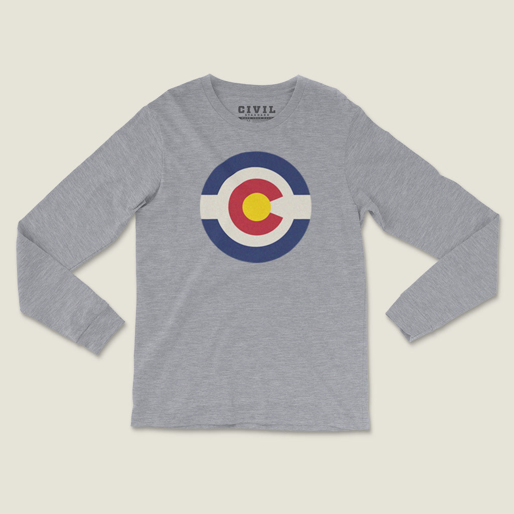 Colorado Flag Roundel Long Sleeve Tee
