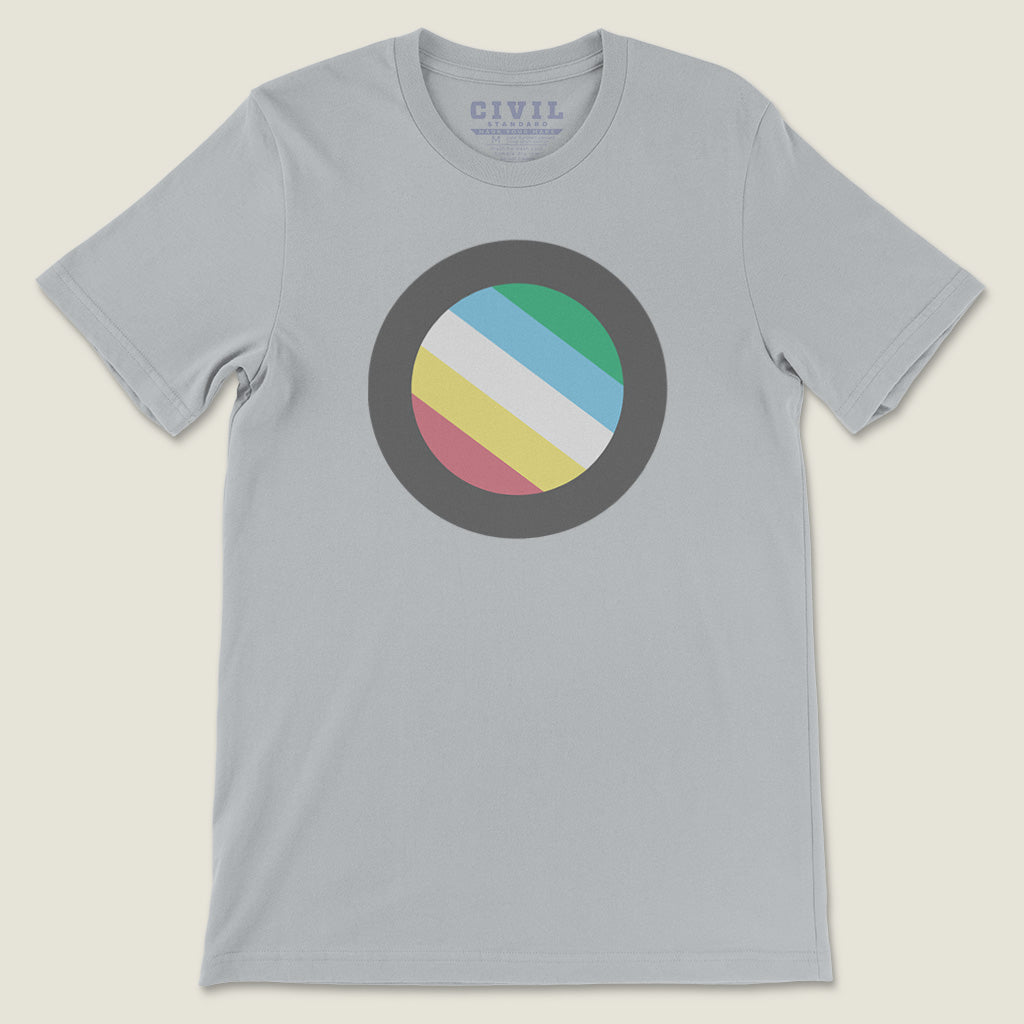 disability pride flat t-shirt