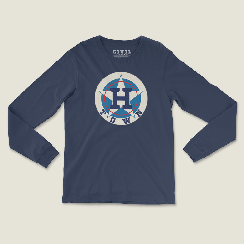Houston Flag Roundel Long Sleeve Tee