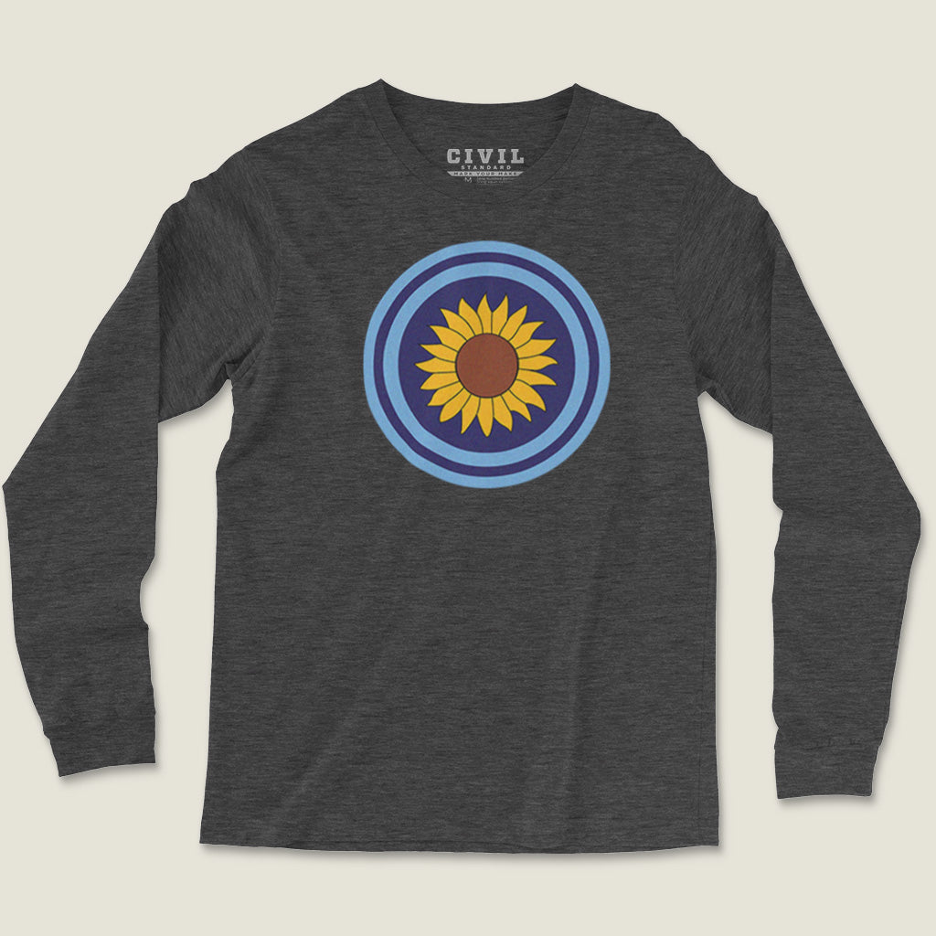 Kansas Flag Roundel Long Sleeve Tee