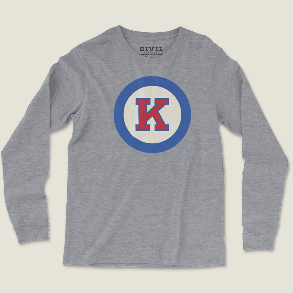 Kansas &#39;K&#39; Roundel Long Sleeve Tee