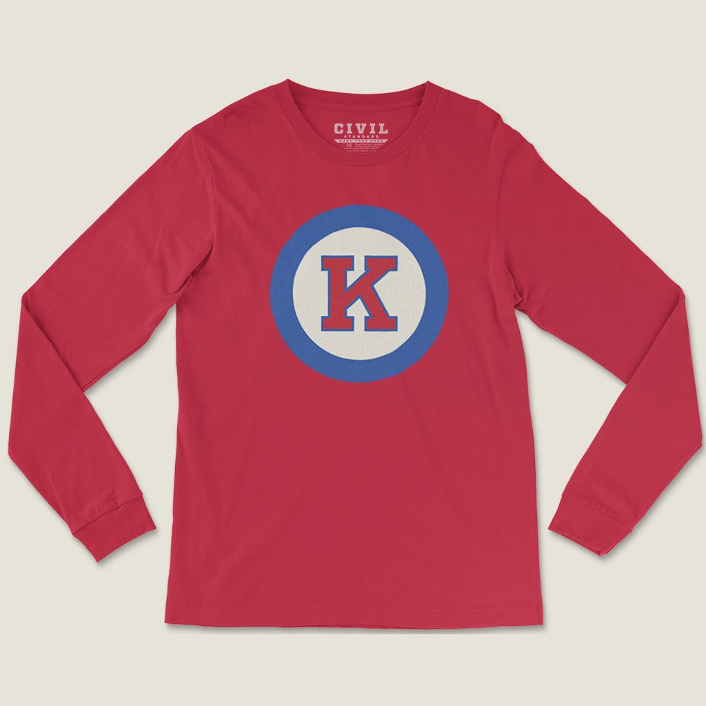 Kansas 'K' Roundel Long Sleeve Tee
