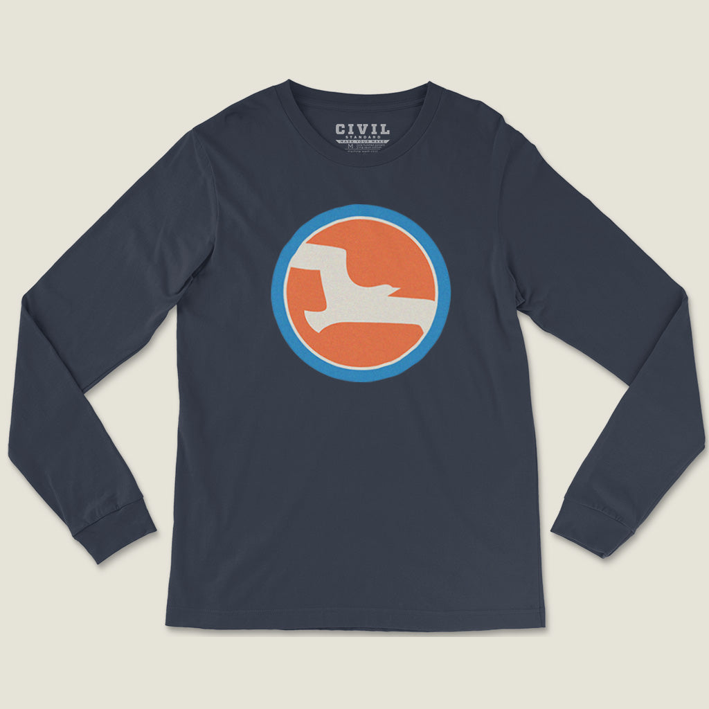 Martha's Vineyard Successionist Flag  Roundel Long Sleeve Tee