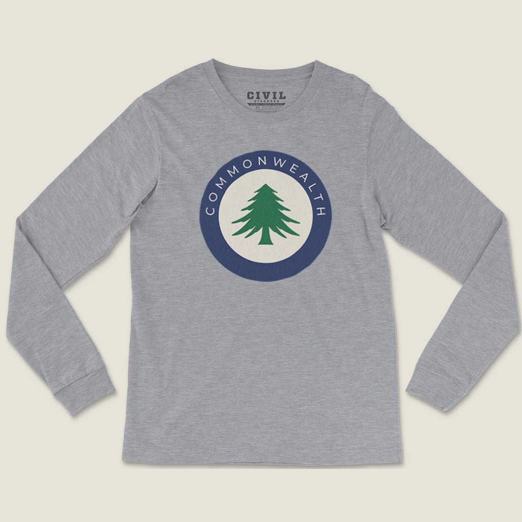 Massachusetts Flag Roundel Long Sleeve Tee