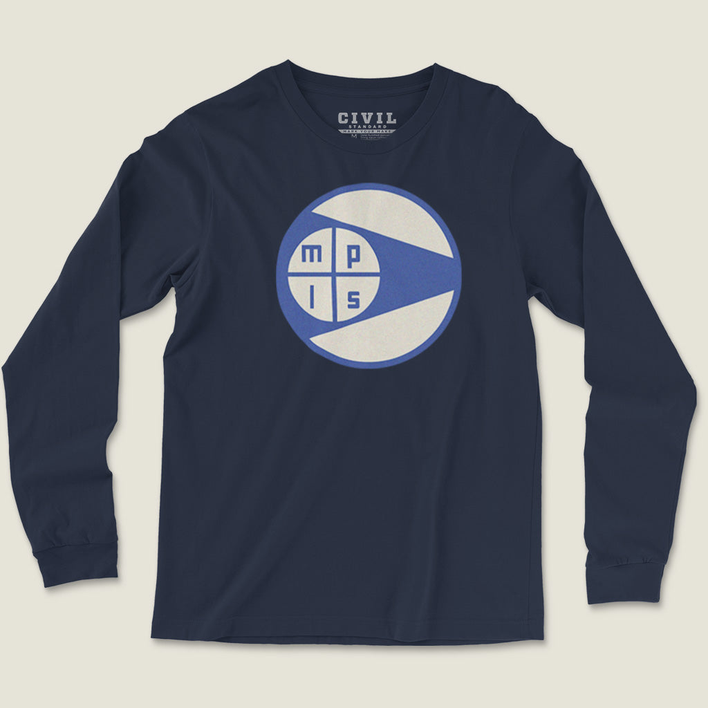 Minneapolis Flag Roundel Long Sleeve Tee