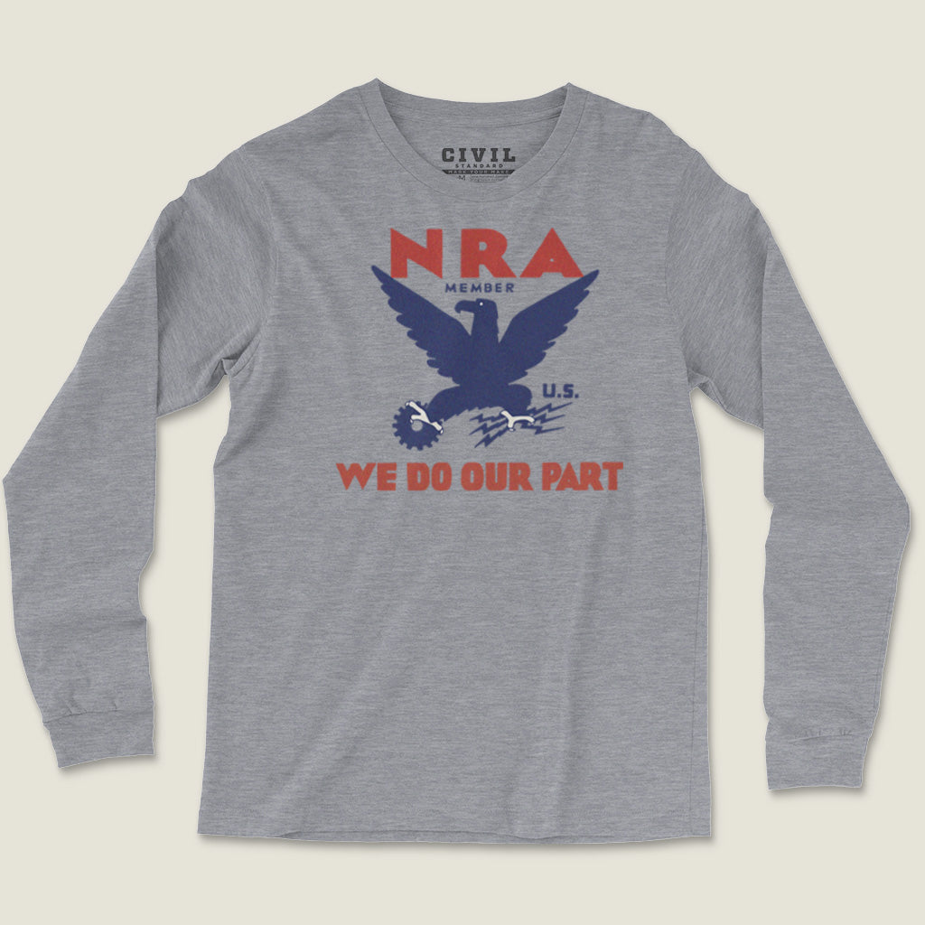 National Recovery Administration Long Sleeve Tee