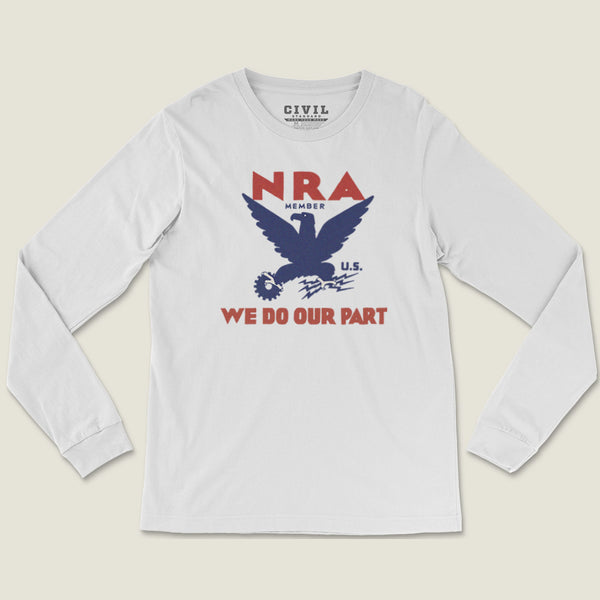 National Recovery Administration Long Sleeve Tee - Civil Standard