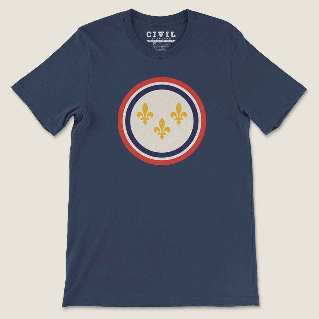 New Orleans Flag Roundel Tee