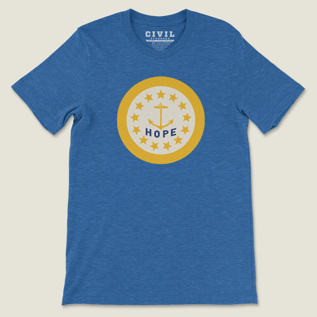 Rhode Island Hope Flag T-Shirt Rhode Island Hope Flag T-Shirt