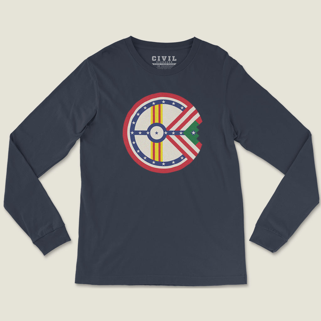 Tampa Flag Roundel Long Sleeve Tee
