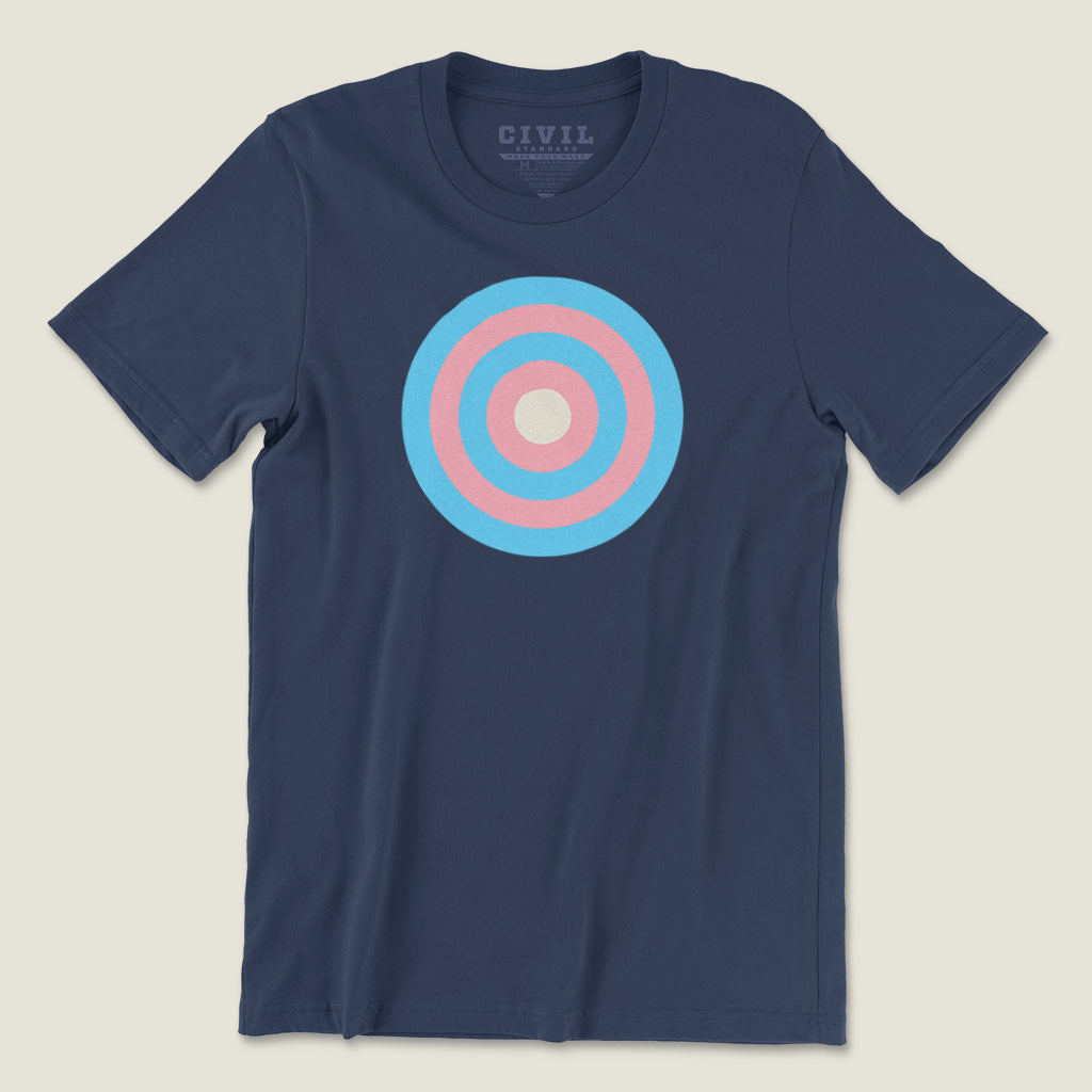 transgender pride flag tee shirt