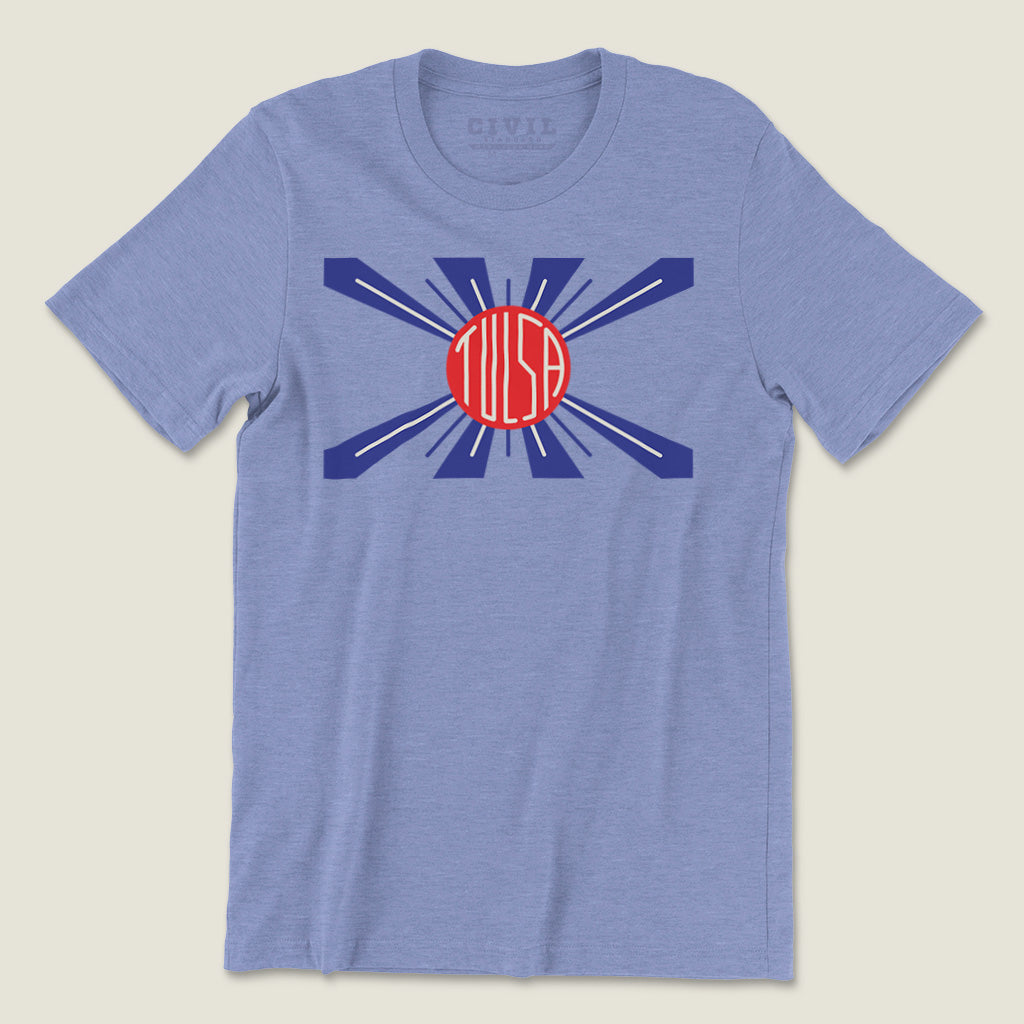 tulsa original 1924 flag vintage tshirt