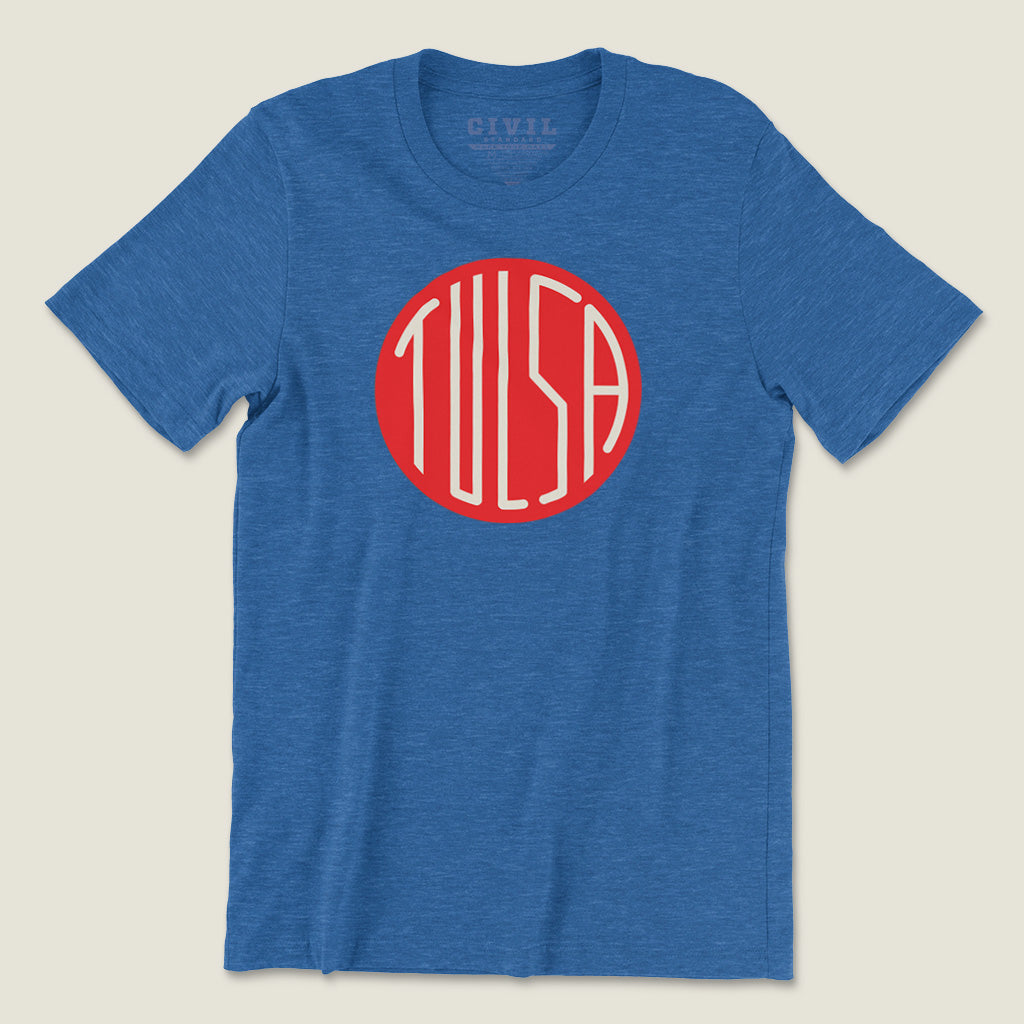 tulsa flag logo t-shirt